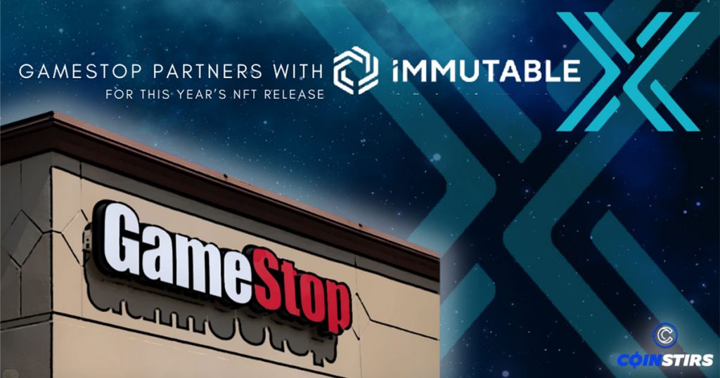 GameStop Partners with Immutable X for This Year’s NFT Release