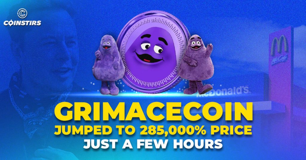 Grimacecoin Jumped to 285,000% Price Just a Few Hours
